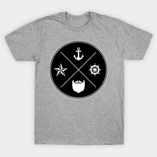 Beard Sailor Seal T-Shirt